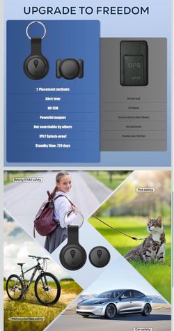 Bluetooth Tracker Tag with Keychain Mount