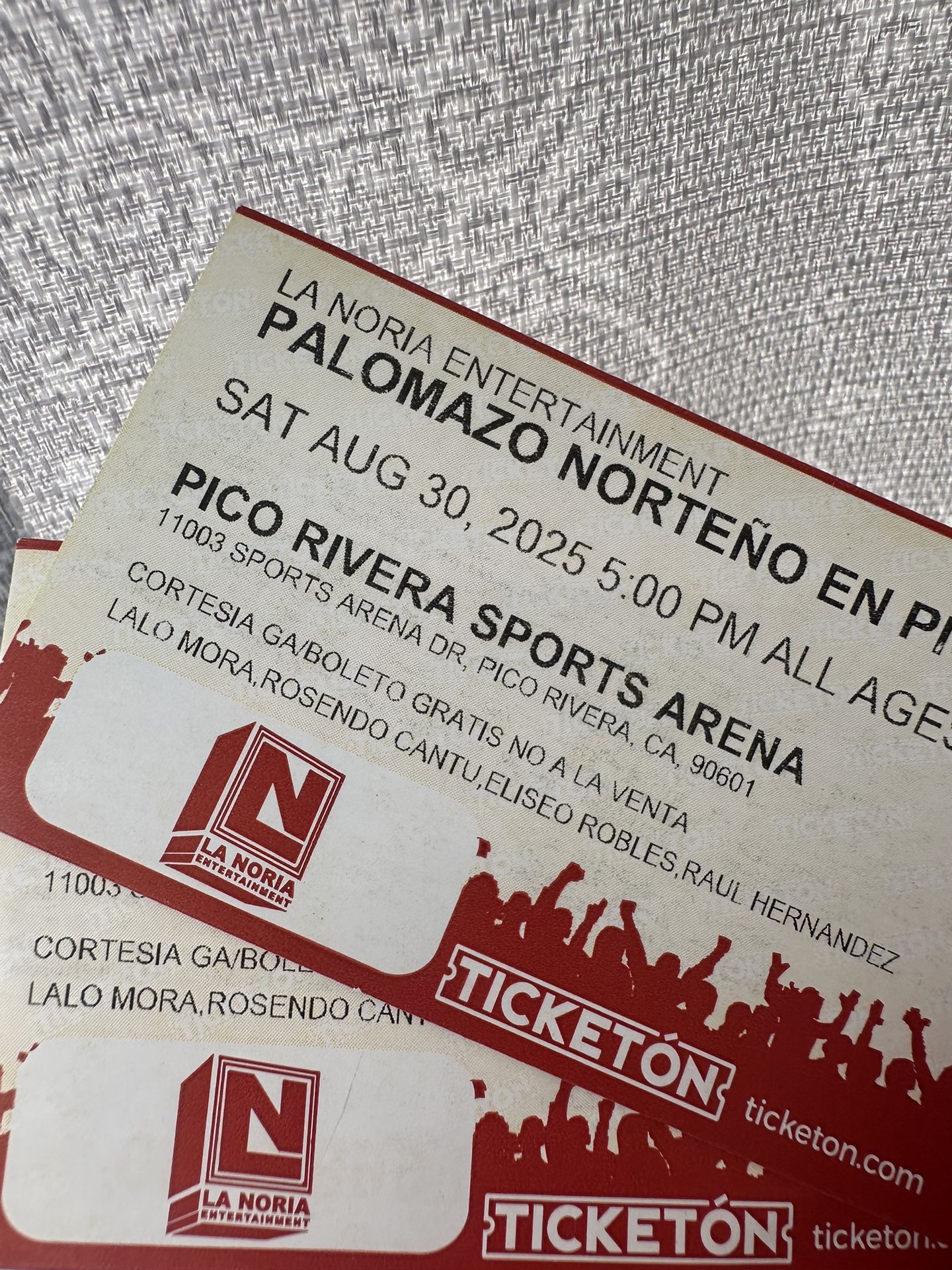 Pico Rivera (Palomazo Tickets)