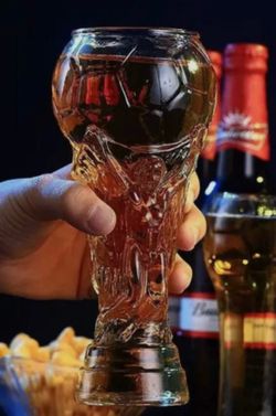 World Cup 4 Pcs/Set High Borosilicate Novelty Beer Drinking Glasses soccer/futbol 450ml