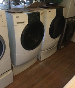 Kenmore Elite frontload washer and dryer set/ one year warranty/ delivery and installation are available