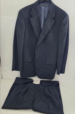 Brooks Brothers Makers Gray Wool Suit 40R 36x29 Vintage Ivy League Deadstock Vibe