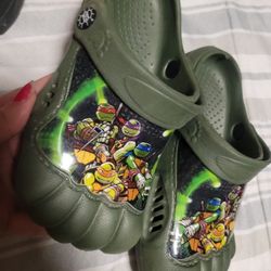 Turtle Ninja Shoes For Kids Sz 11/12