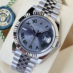 Brand New Rolex Datejust w/ Wimbledon Dial