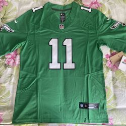 Philadelphia Eagles A.J. Brown Nike Kelly Green Vapor Jersey