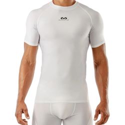 🔥NEW🔥 McDavid Sport Compression Shirt with Short Sleeves, White, Adult Medium
