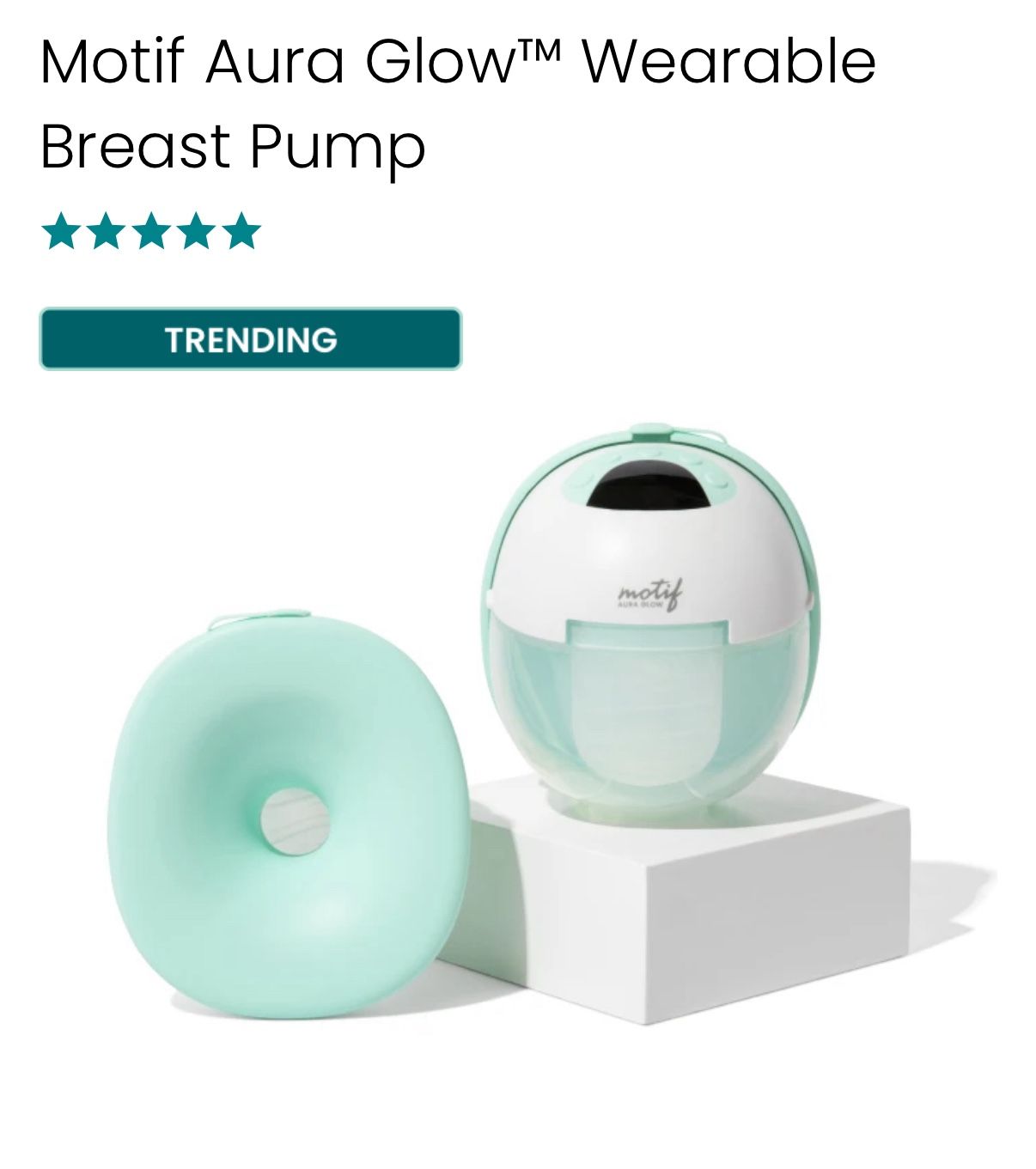 Motif Wearable Breast Pump 