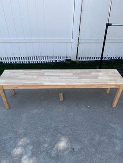 KELBEL Solid Wood Bench