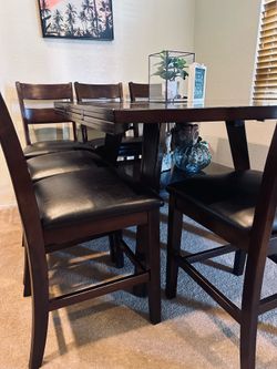 Dinning Bar hight Table for 6