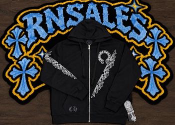 Chrome hoodie (Black) size large
