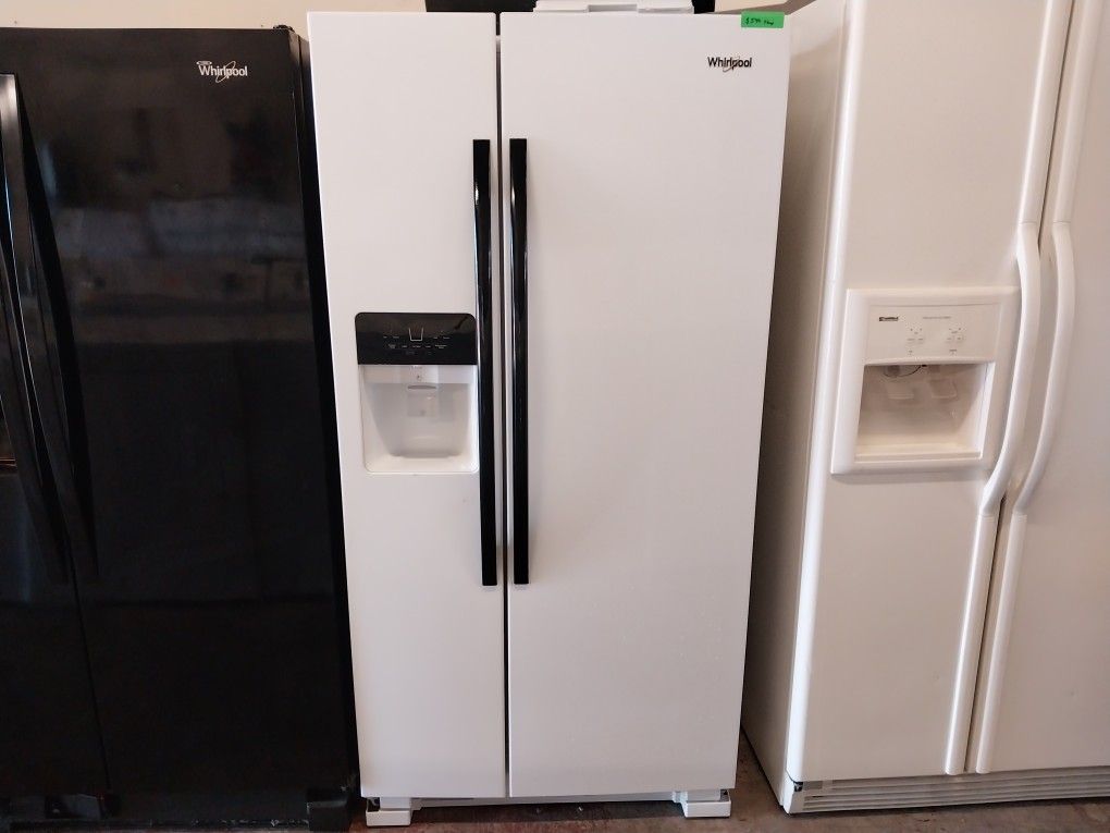 Whirlpool 33 Inch Wide Side By Side Refrigerator Delivery Warranty Installation Available