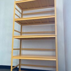 Brand New In Box Heavy Duty 5 Tier Metal 39.3"W×17.7"Dx72.1""'H Yellow 2500lb Cap Garage Storage Shelves Rack