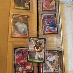 Lot 10 Baseball Card Sets 3 From 1986 & 1987 And 4 From 1988  All Major Brands All Complete Topps Etc