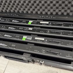 8 X ADJ RGBA WIfly Bars LED Lights + SKB Cases !!