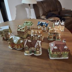 Christmas Collectibles Houses Porcelain 