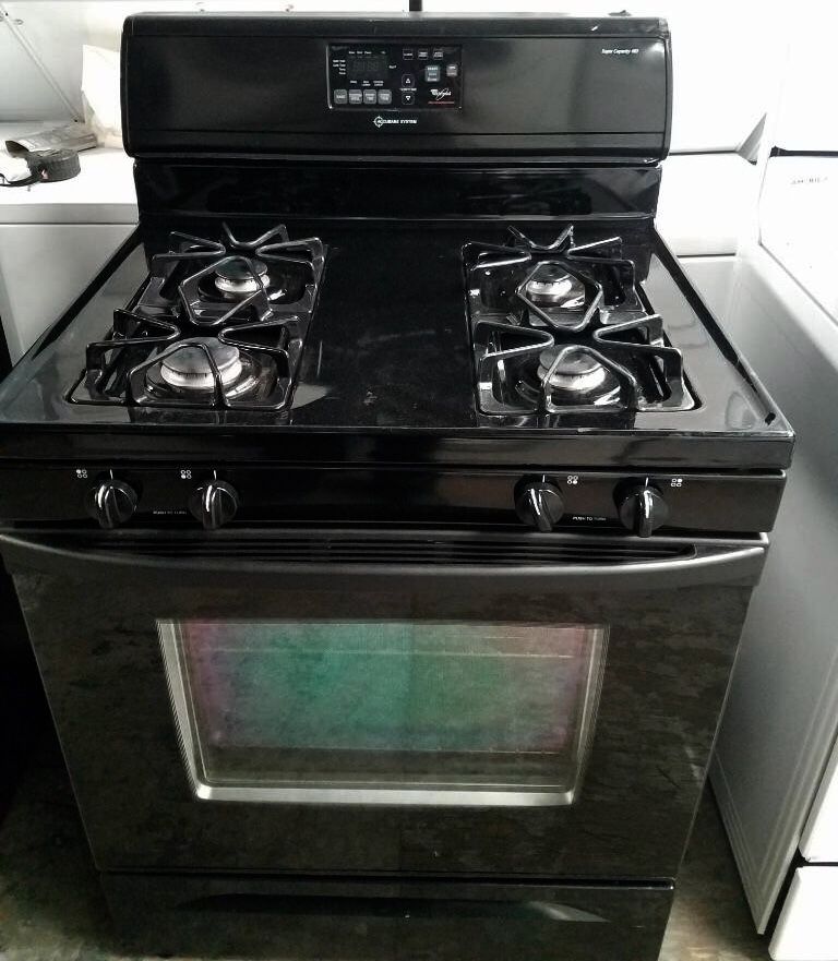 WHIRLPOOL GAS STOVE SELF CLEAN OVEN▪️♣️30”WIDTH