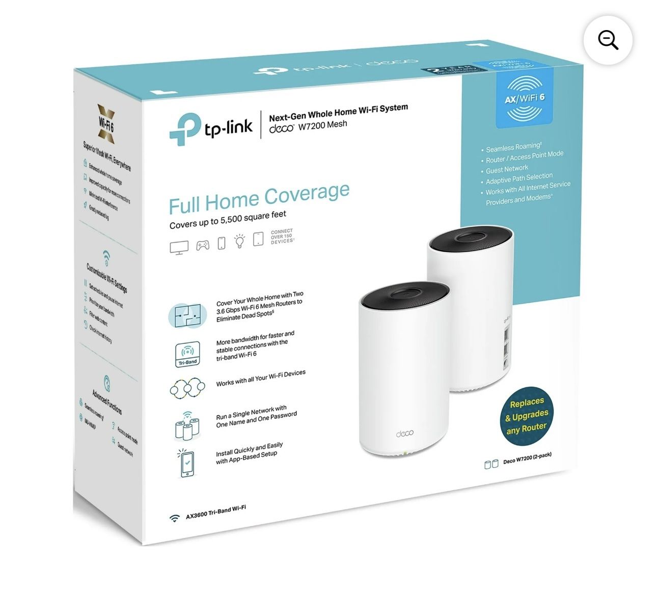 TP Link Whole House Mesh WiFi 6