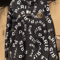 Psg clearance hoodie jumpman