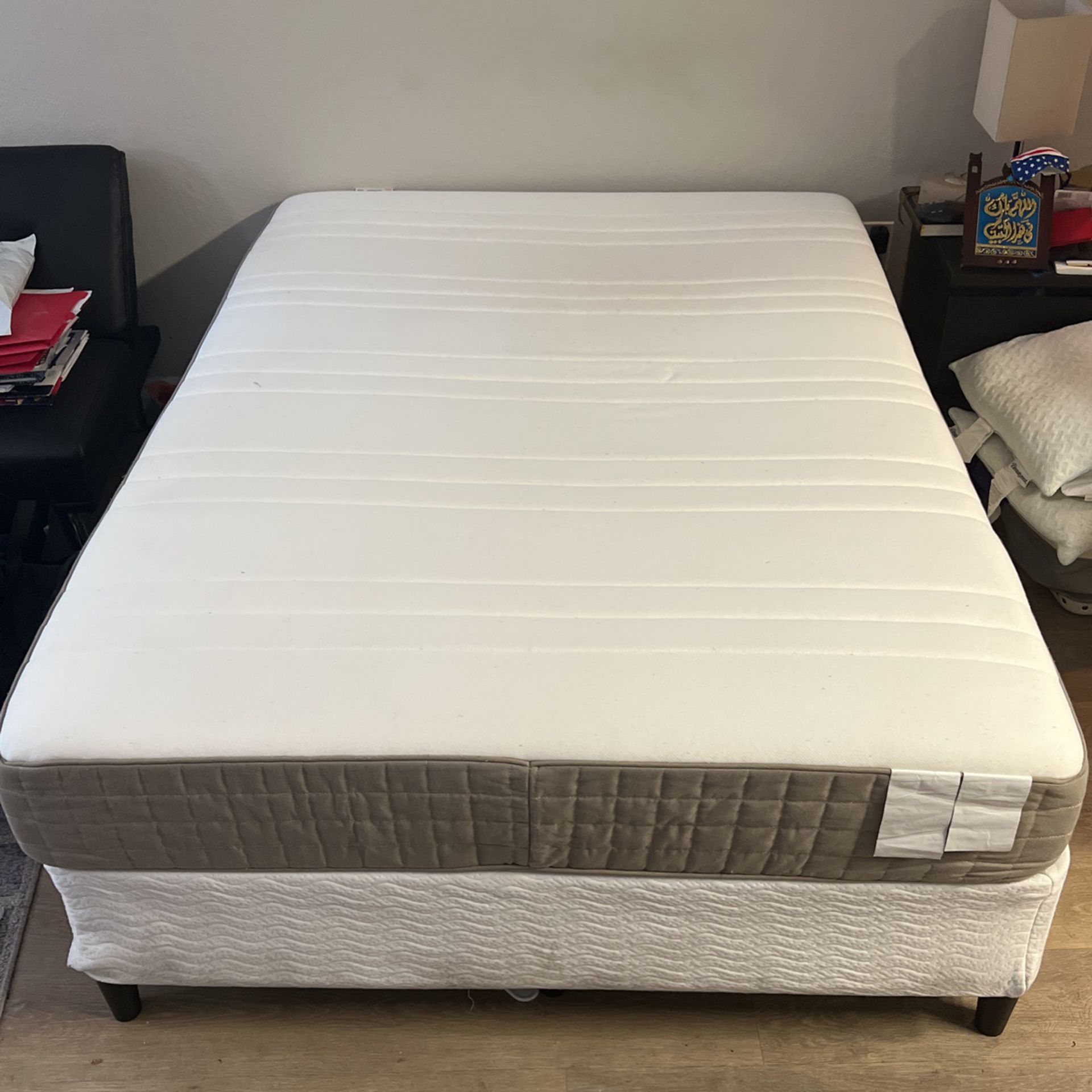 Full Size IKEA Mattress With Box Spring 