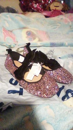 Girls Sequin Flats 