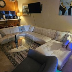 Leather Sectional