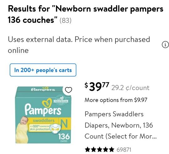 Newborn Pampers