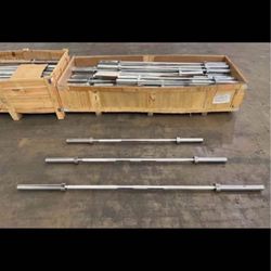 Olympic Barbells  Read Description 