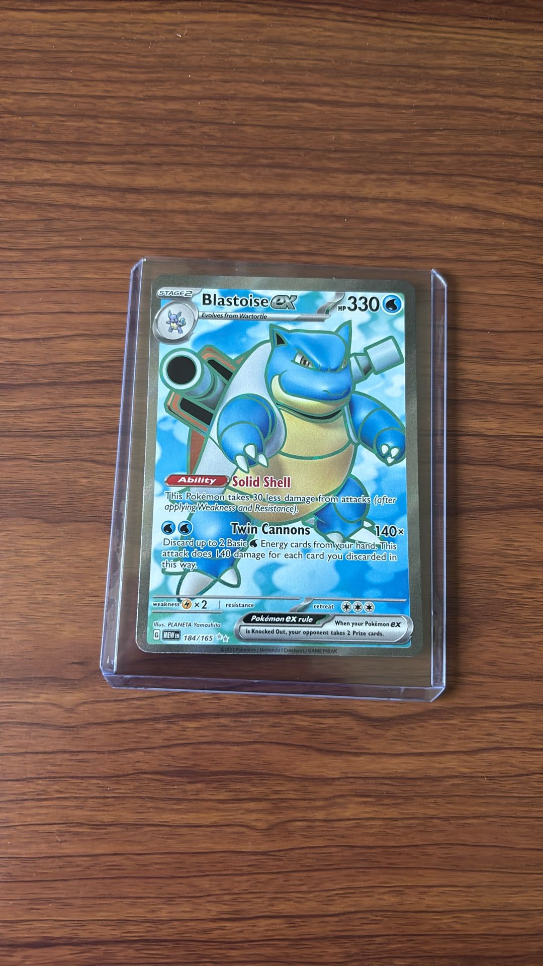 Pokemon Blastoise Ex