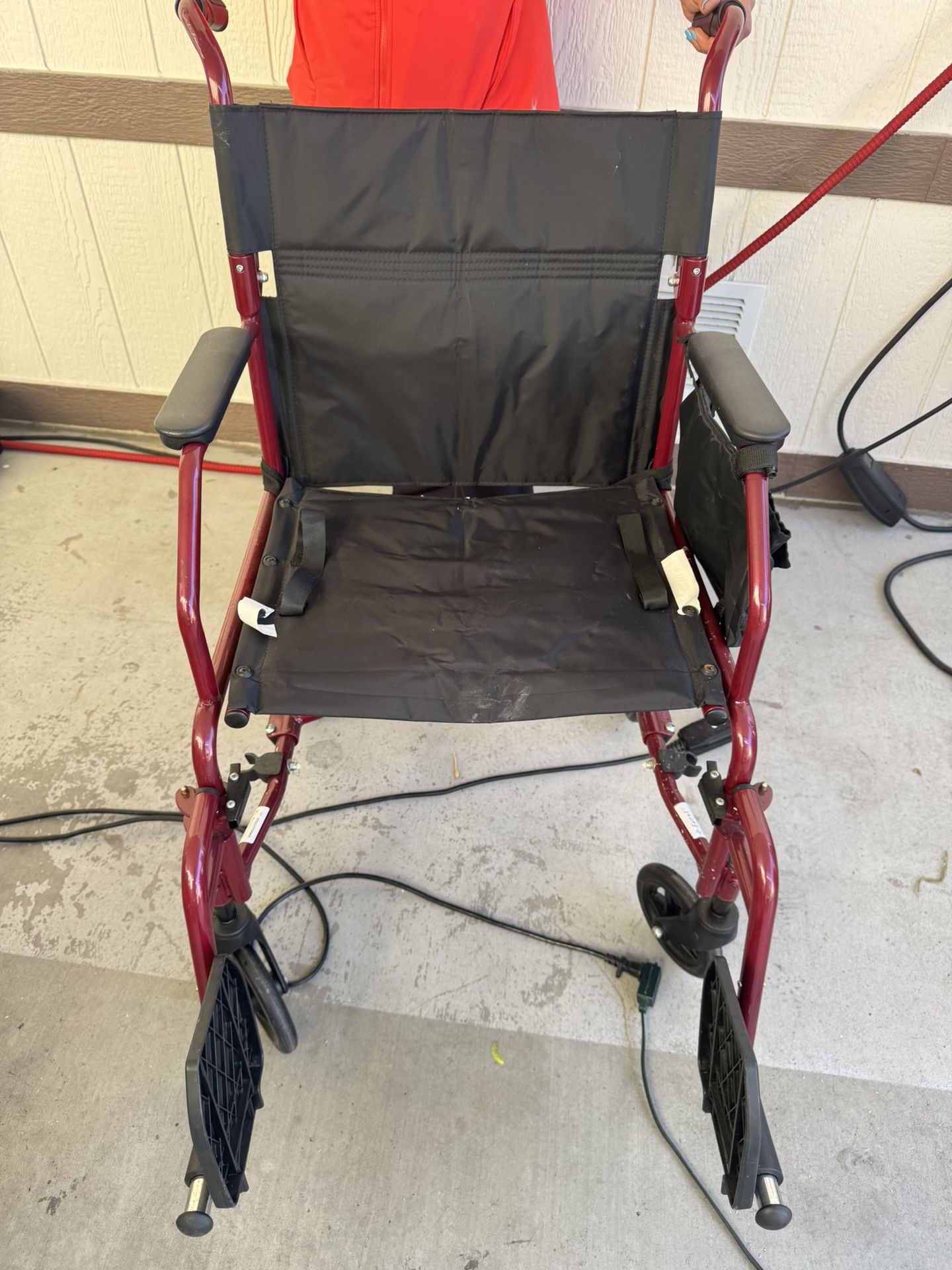 Red Medical Wheel Chair