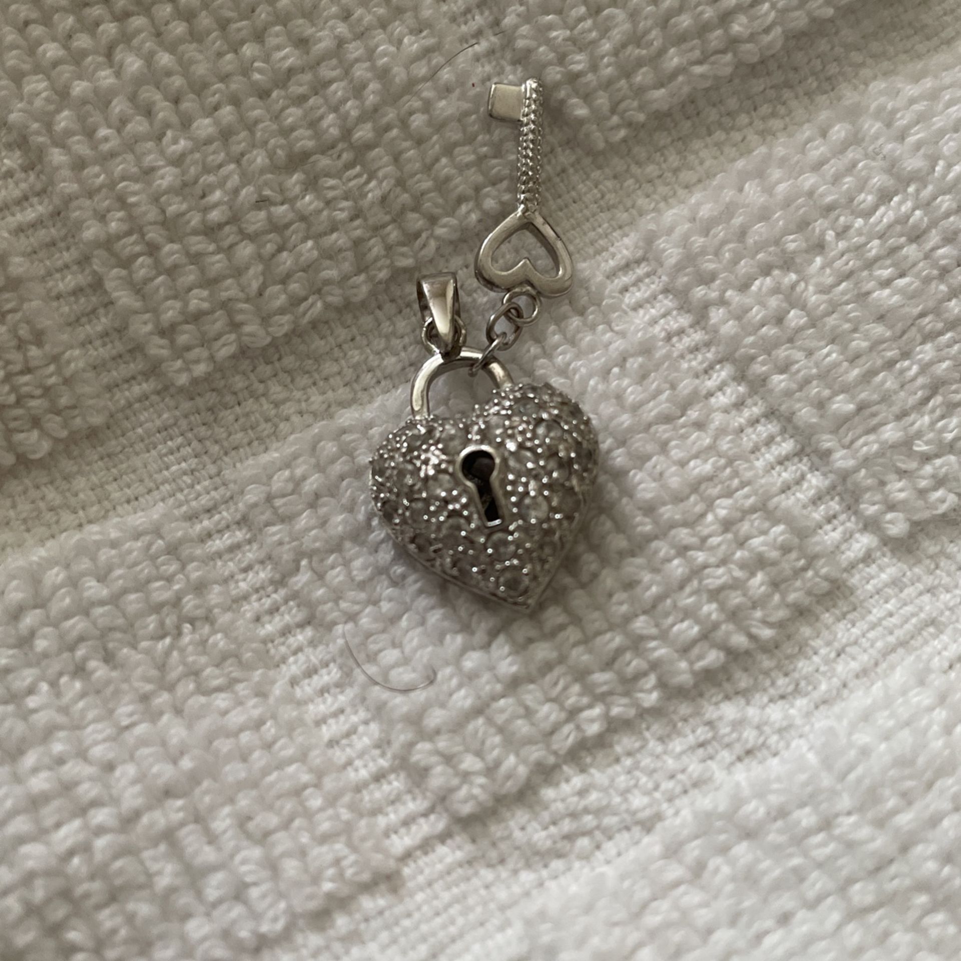 Sterling Silver Heart Locket Pendant 