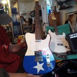 Steadman Pro Texas Flag Electric Guitar