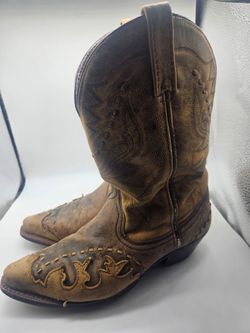 Laredo Collison Distressed Western Cowboy Boots