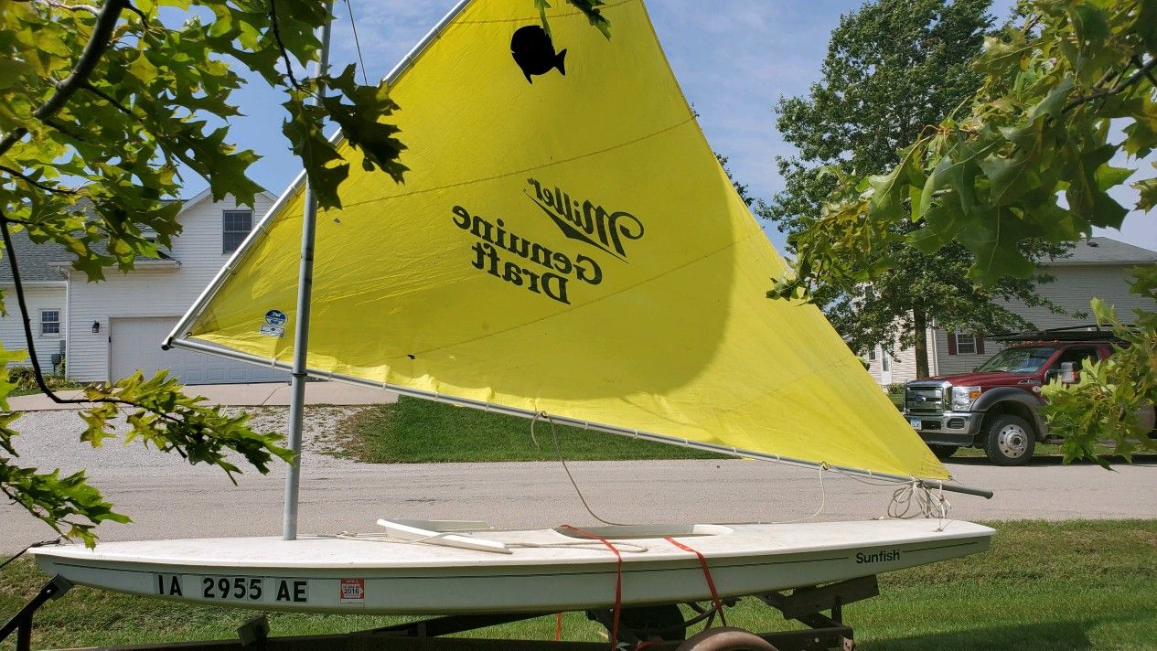 Photo 1991 sunfish sailboat