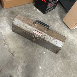 Vintage CRAFTSMAN tombstone toolbox