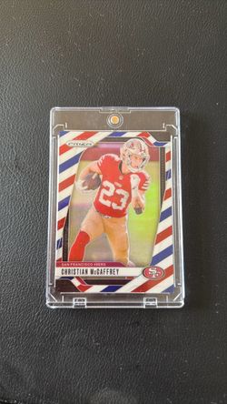 Christian McCaffrey Panini Prizm 49ers Trading Card