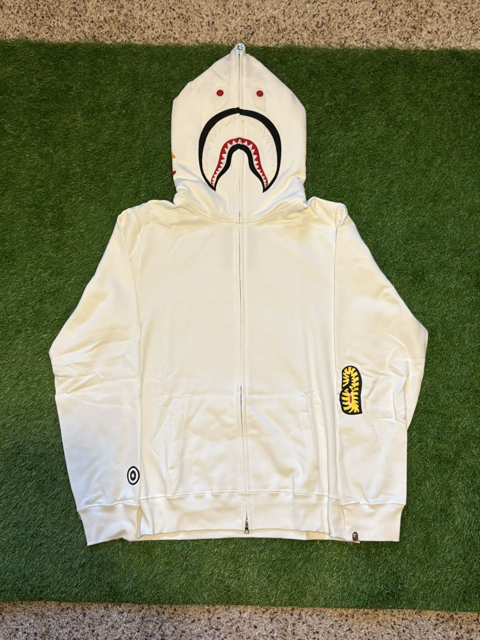 White Bape Hoodie 