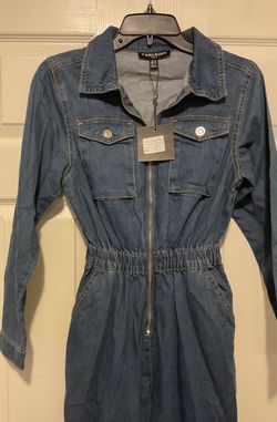 Parisian Tall Denim Boilersuit