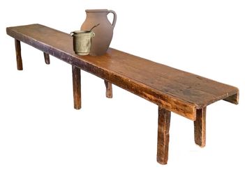 8.5 Ft Primitive Long Bench Pew