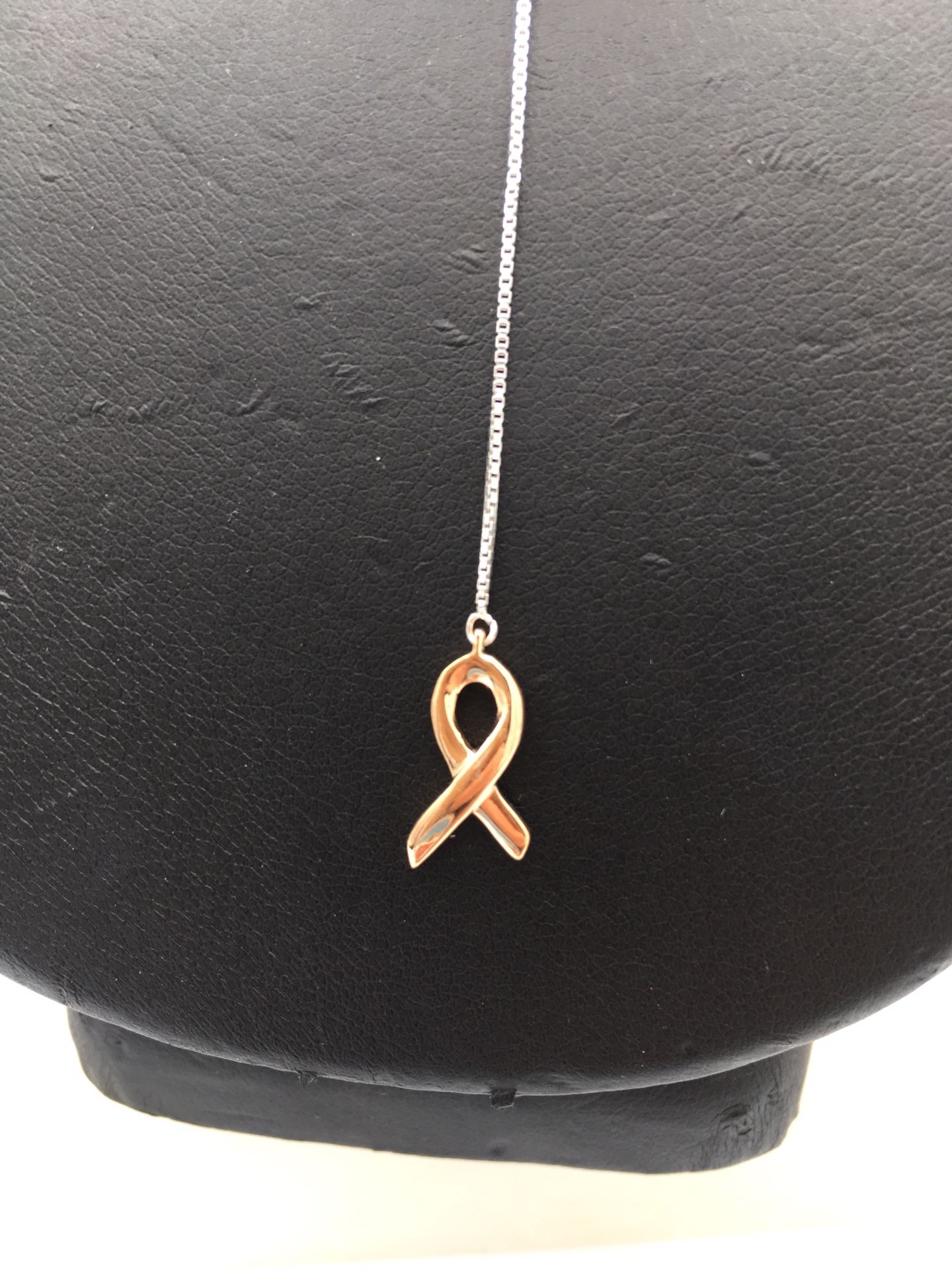 Sterling Silver Cancer Awareness Ribbon Necklaces for Sale in Port St