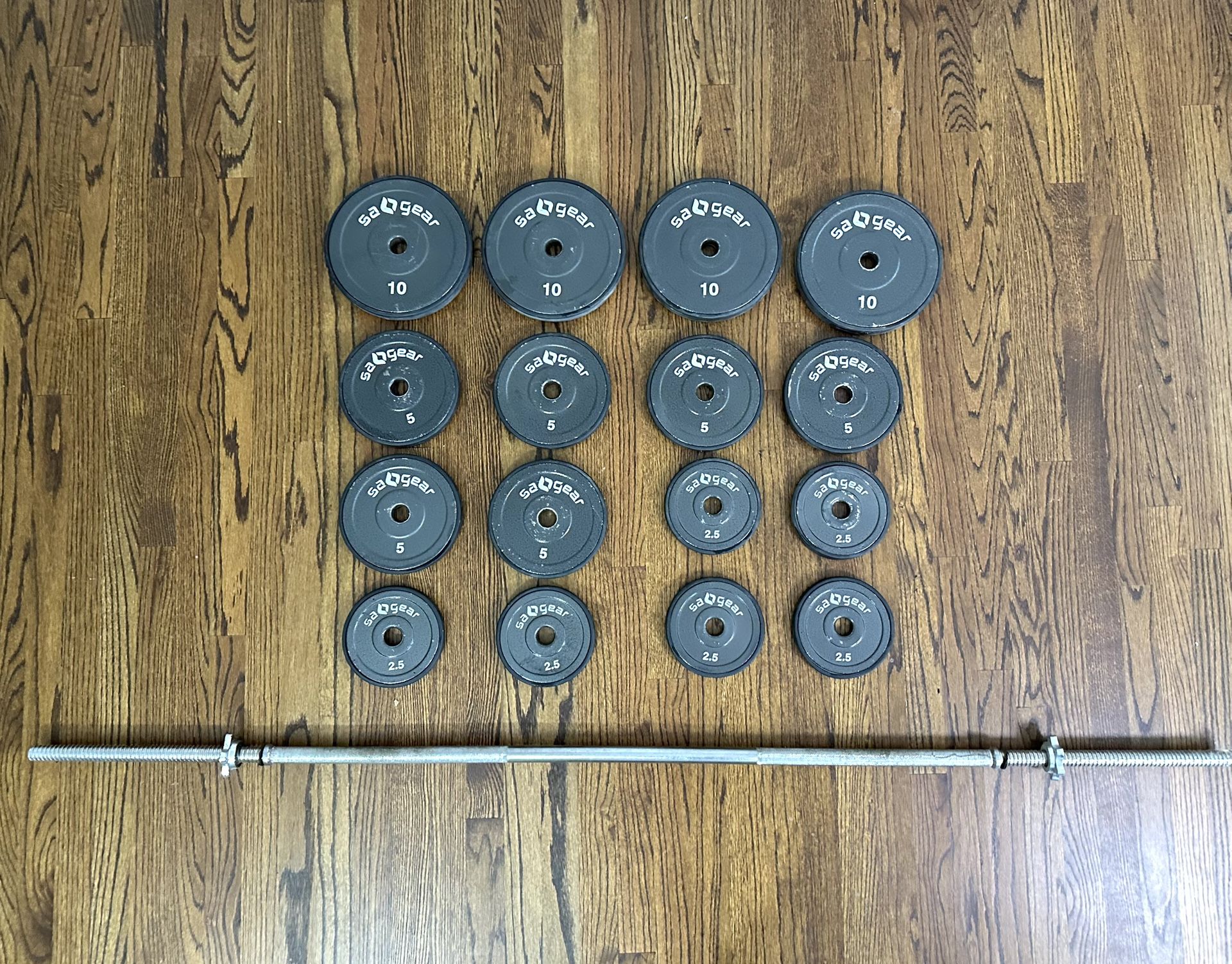 Barbell with Weight Set