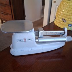 VINTAGE PITNEY BOWES OUNCE WEIGHT BEAM BALANCE SCALE