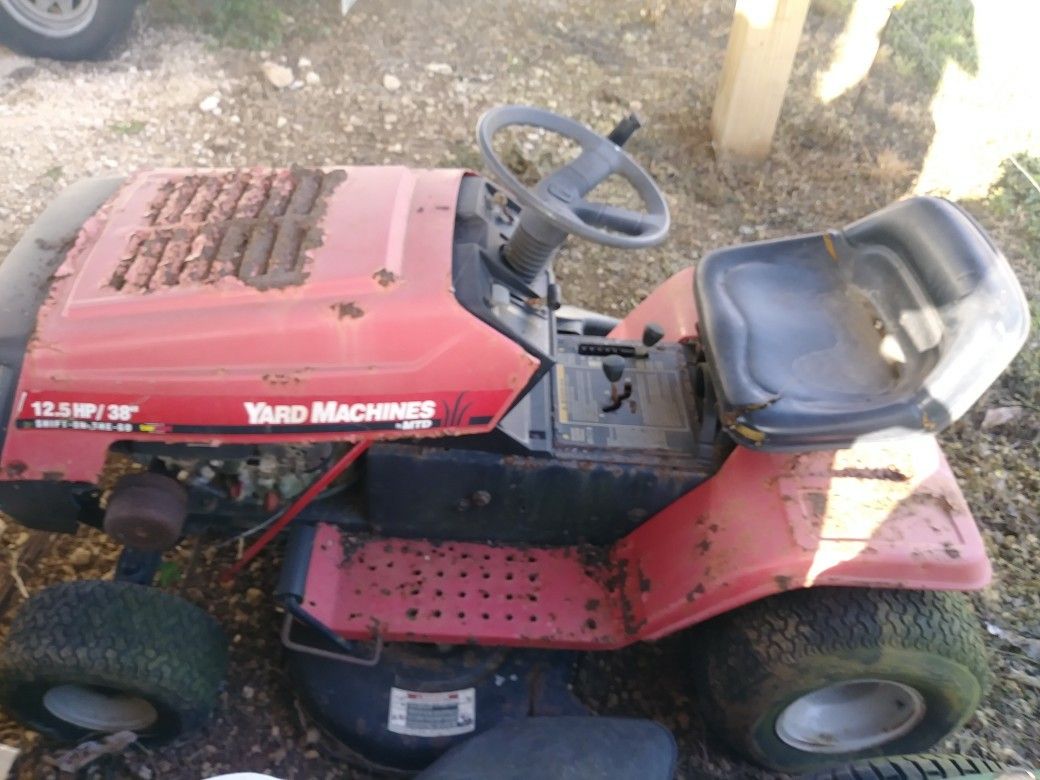 Yard machines 12.5 hp 38 new arrivals