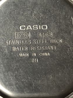 Reloj casio 3298 a168 clearance