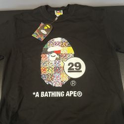Bape "29" Black Tee - Adult Medium