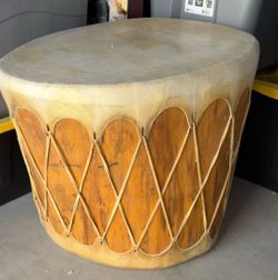 Native American log drum