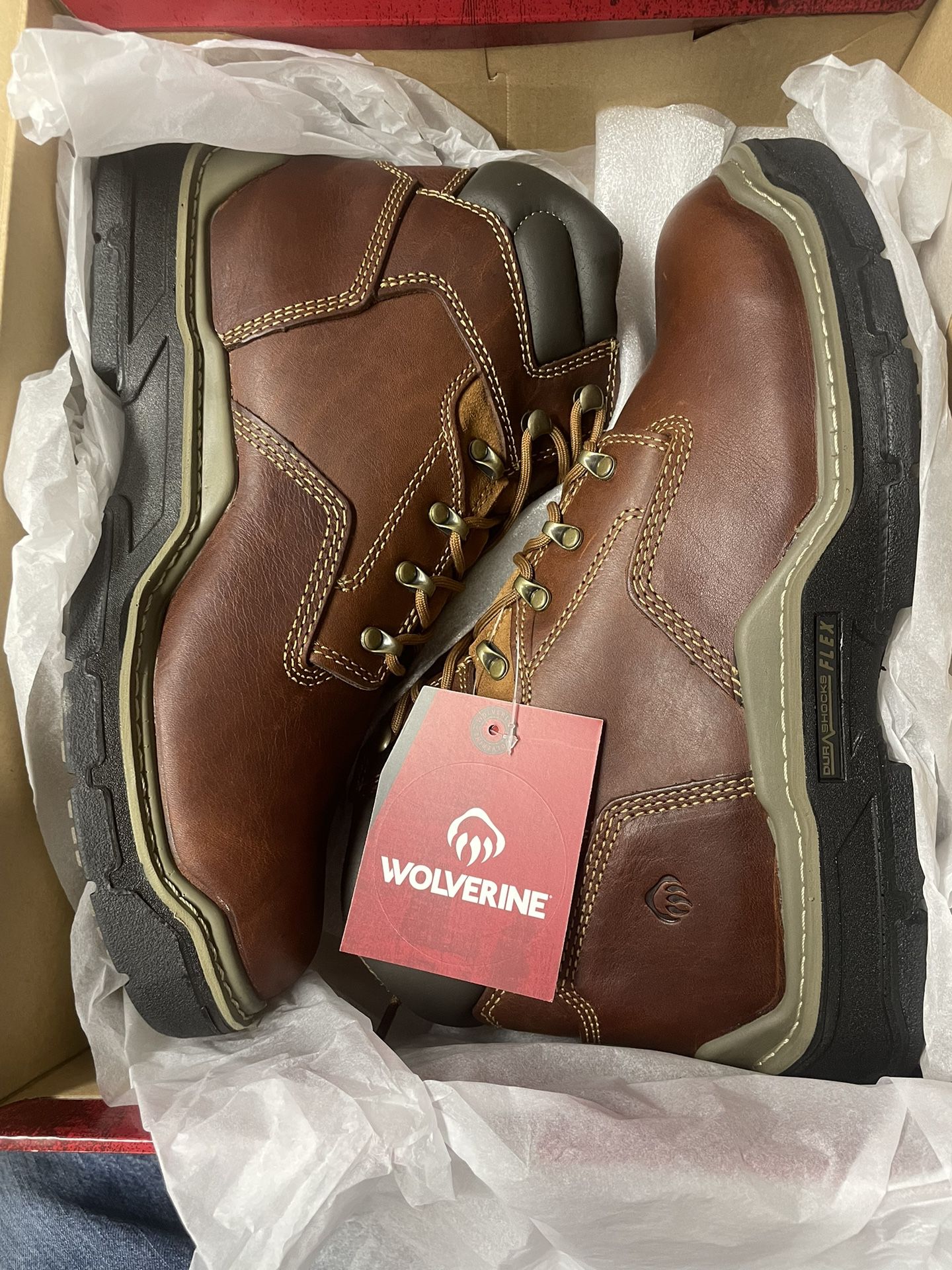 Wolverine Soft Toe Work Boots Size 11.5
