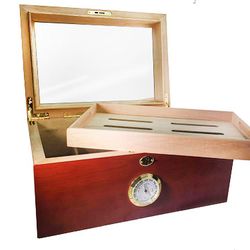 C Crafters Presidente Glass Top Display Humidor for 100
