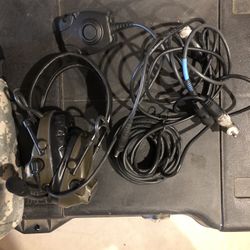 PELTOR Dual Lead Headset With Mic 