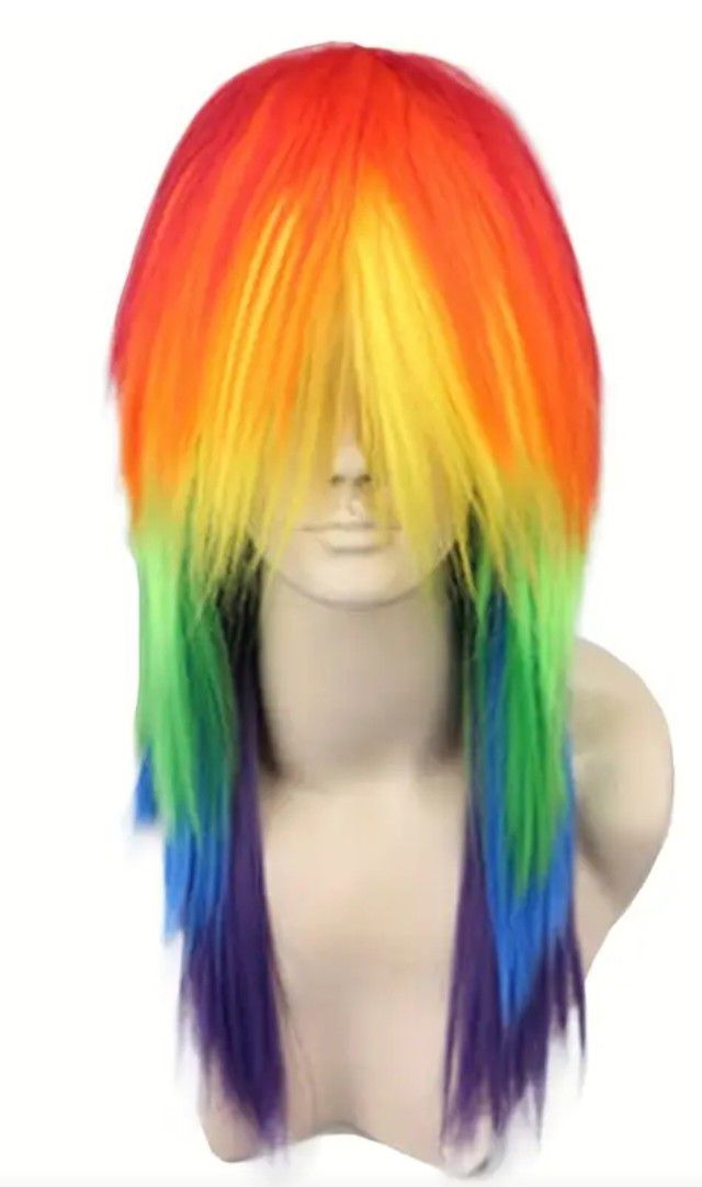 Fun And Pride-ful Rainbow Wig!