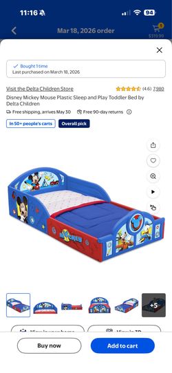 Mickey bed frame