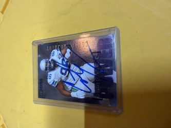 Cortez Kennedy Signed Seahawks Card 1995 SkyBox